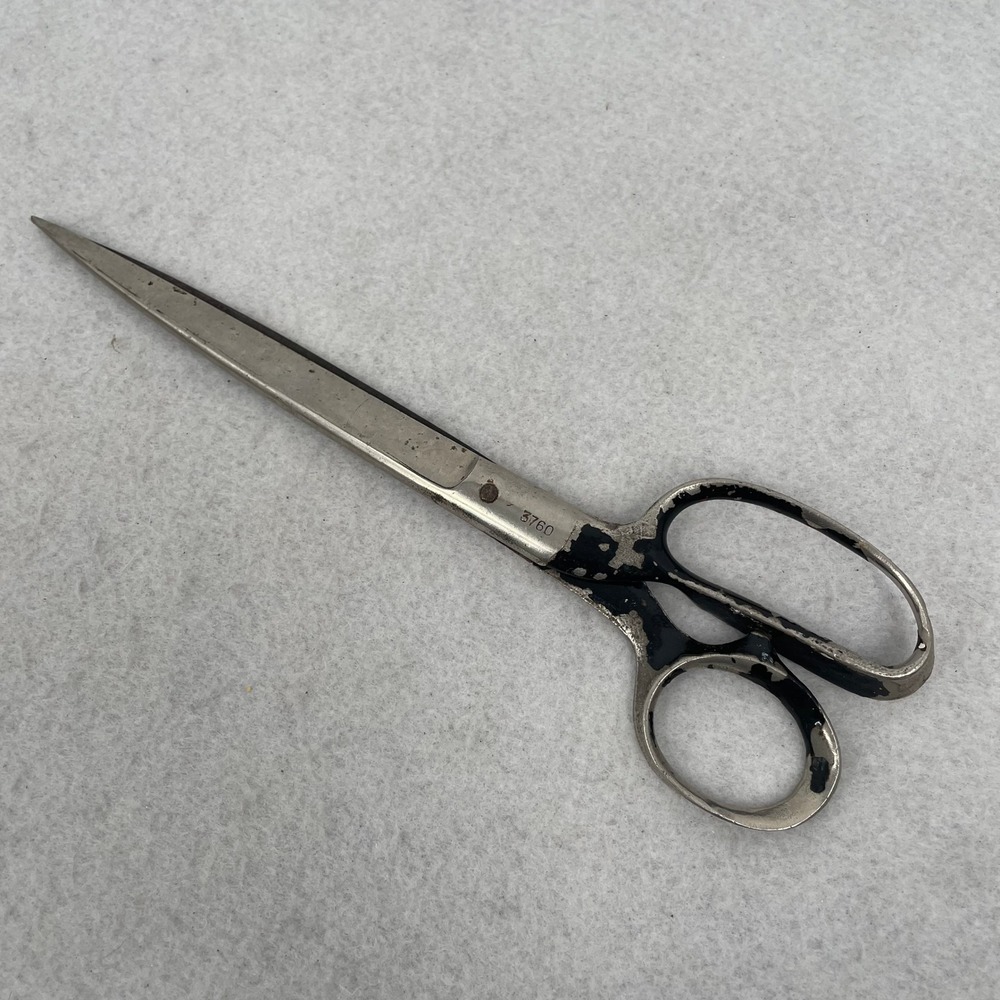 Vintage Clauss USA 3760 Industrial Tailor Shears 10.25 Inch Fabric Scissors